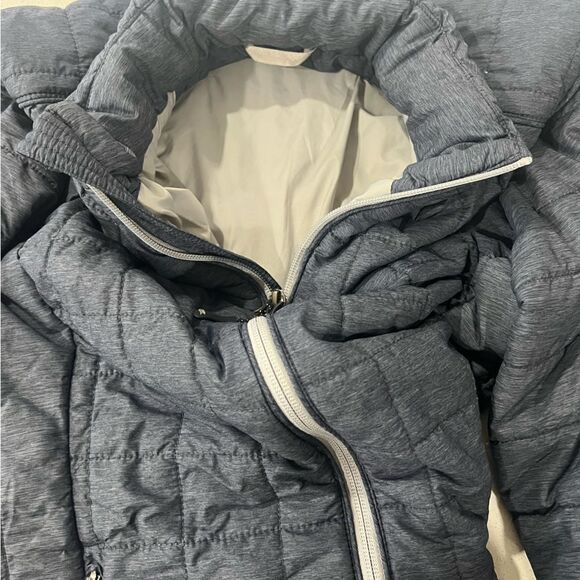 Cutter & Buck Women’s M Packable Puffer Jacket with Google Logo CB Blue Gray - Picture 6 of 6